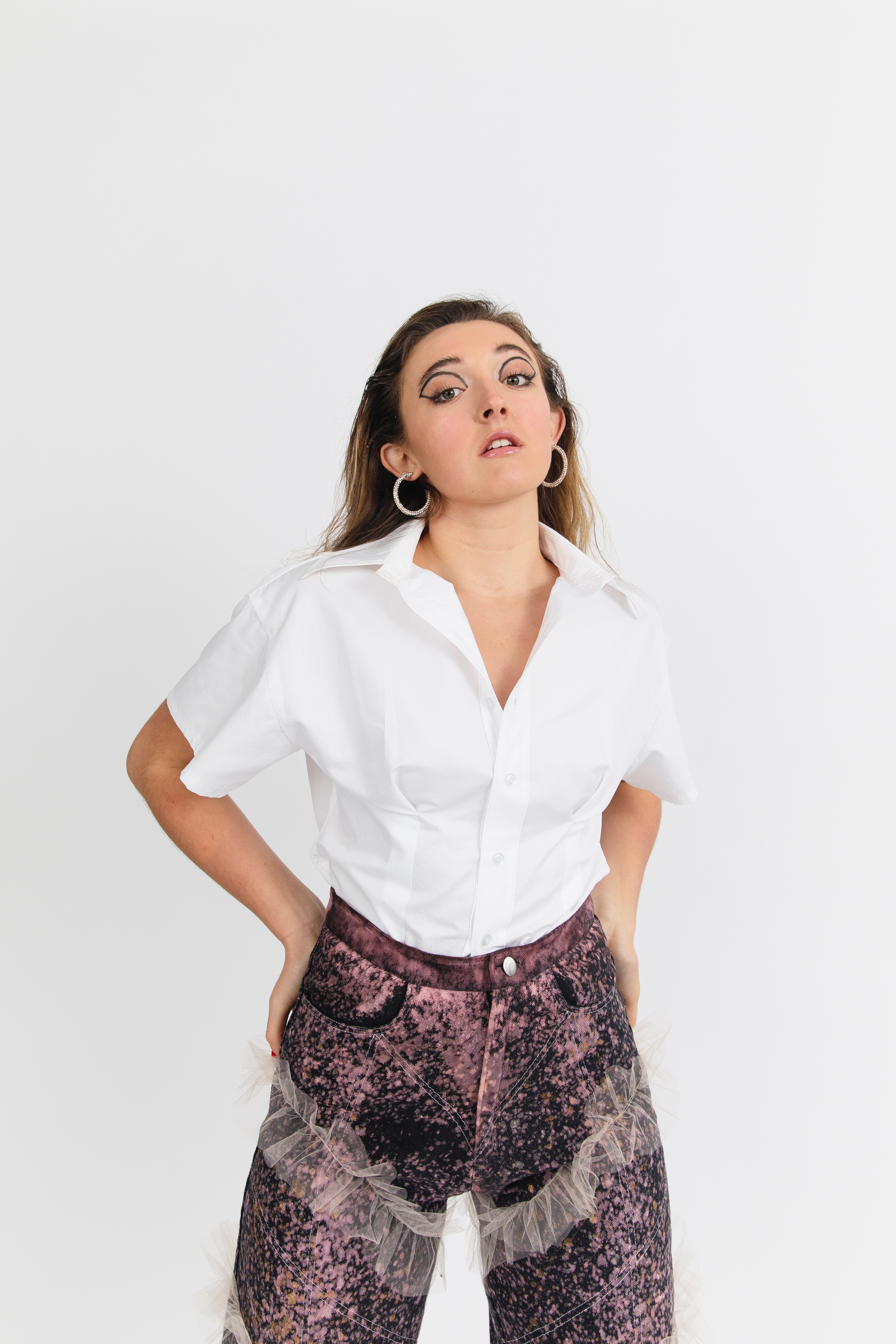 Makeup done by myself. Clothing made by Chandler McMillan.