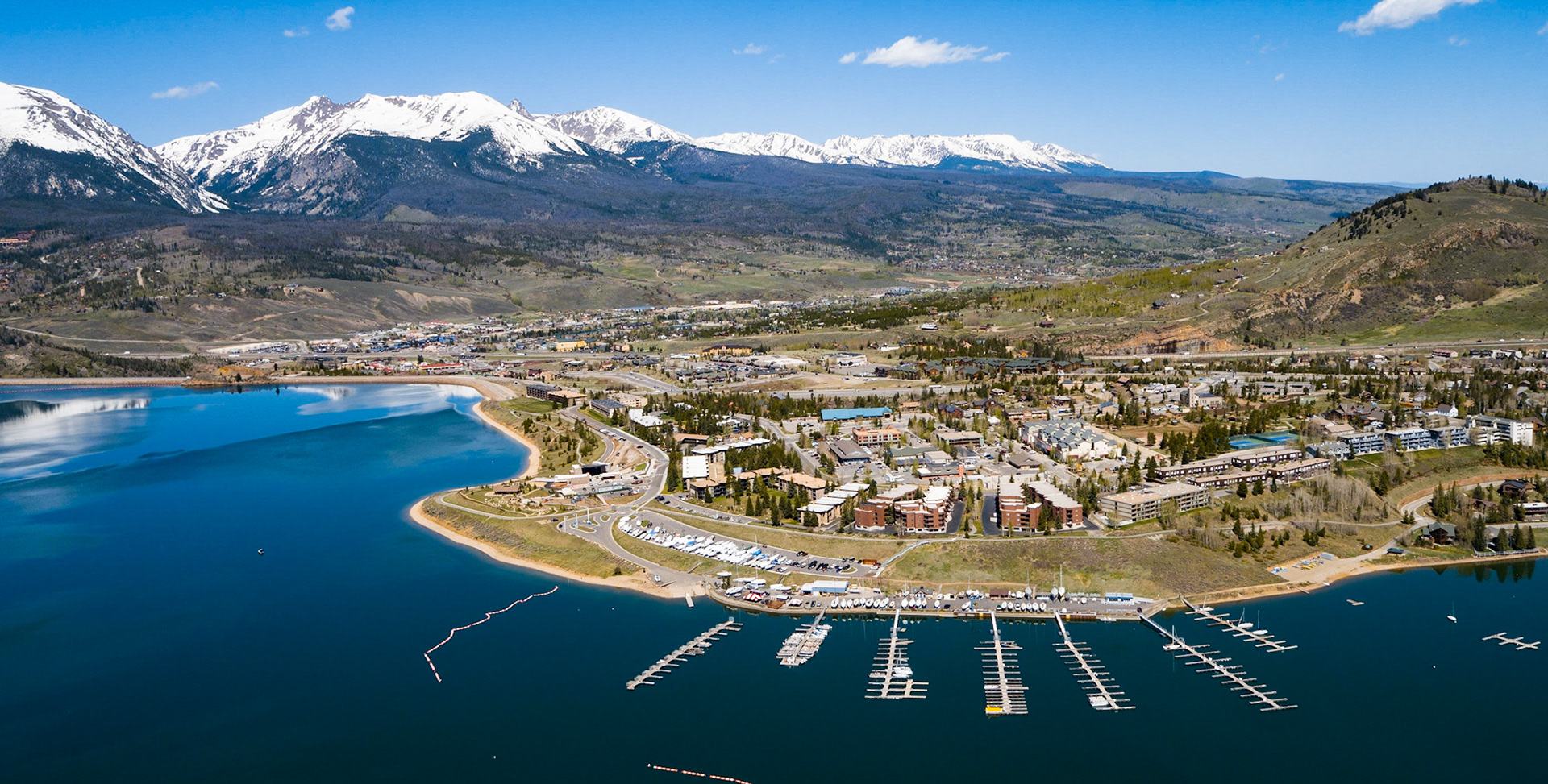 Lake Dillon Colorado from Drone