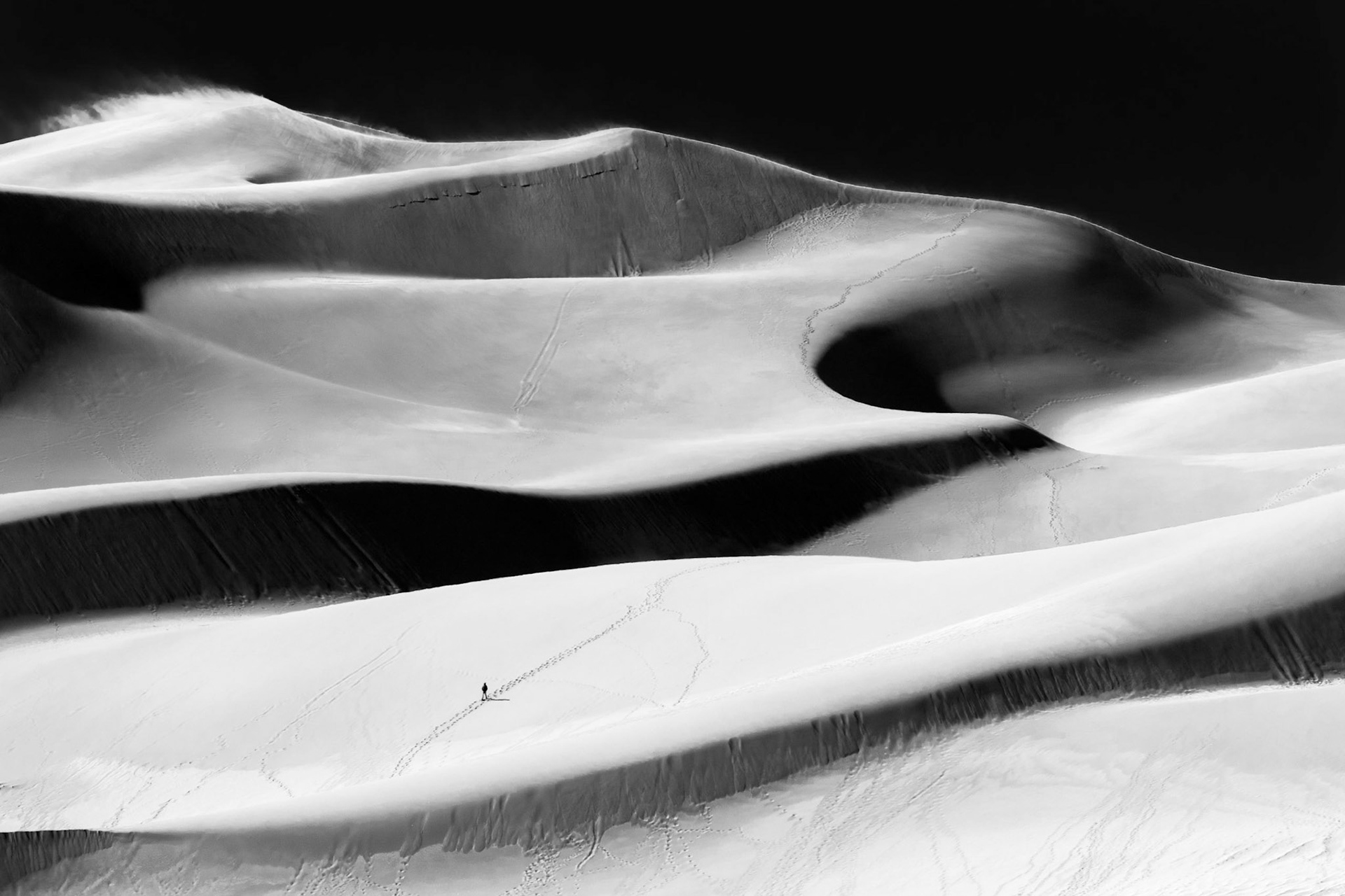 Walking Back, Great Sand Dunes National Park