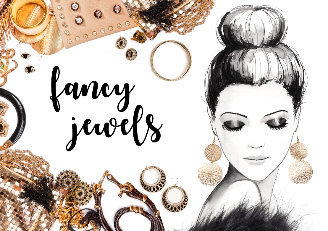 Anna Schwarzer Illustration Beauty Fashion Jewelry