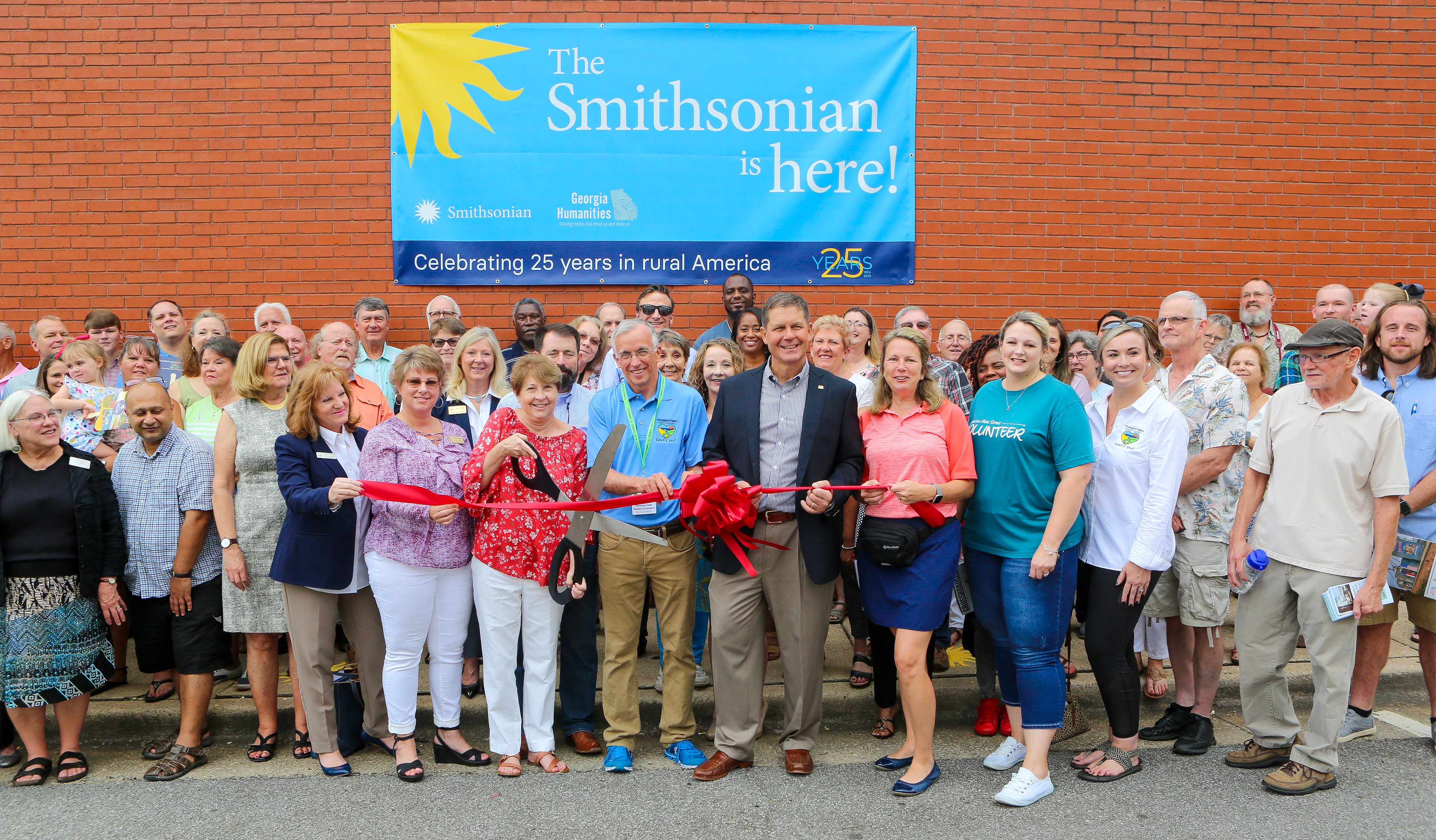 Ribbon Cutting for Smithsonian Crossroads Exhibit