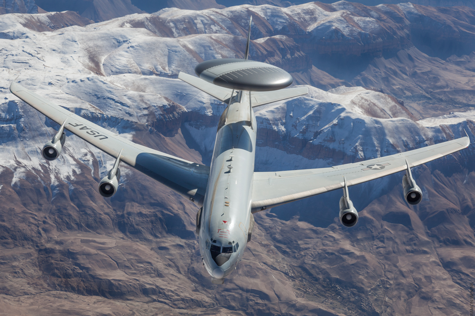 Ramon Wenink Aerial Photography Boeing E 3 Awacs