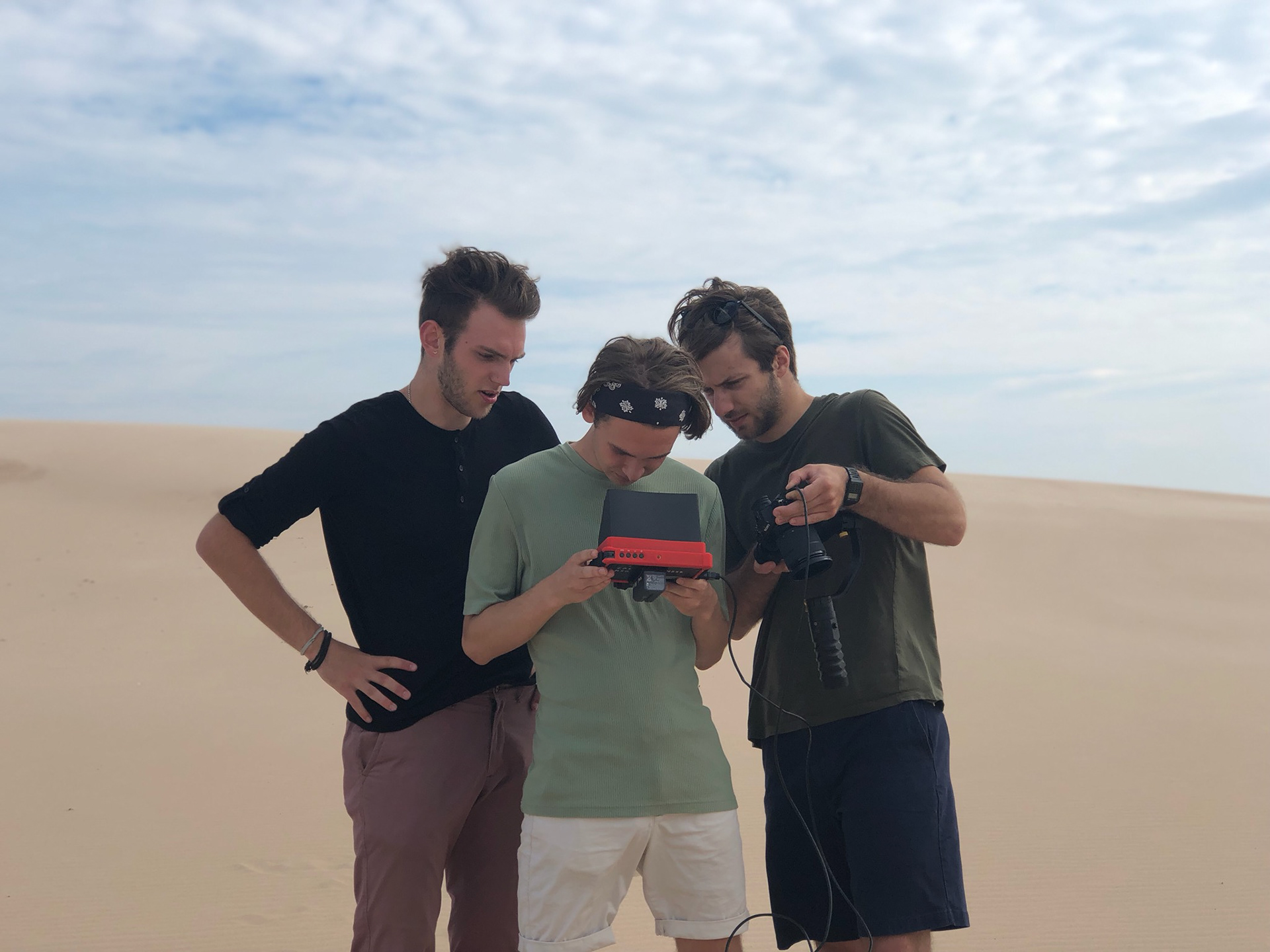 On the set of Moon (2019, Music Video)