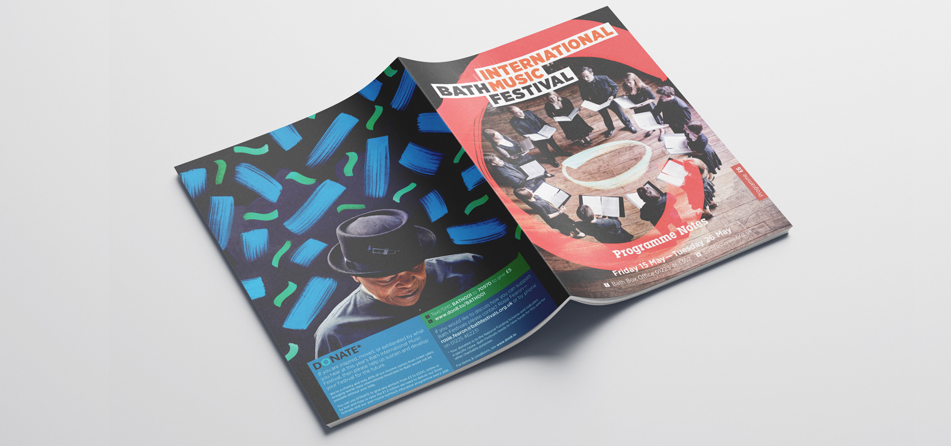 Cover of the Programme Notes for the International Bath Music Festival
