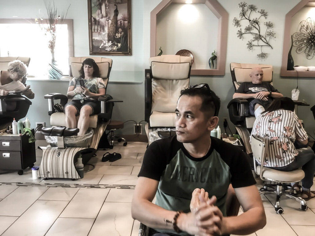 At That Moment, She Came Through the Door