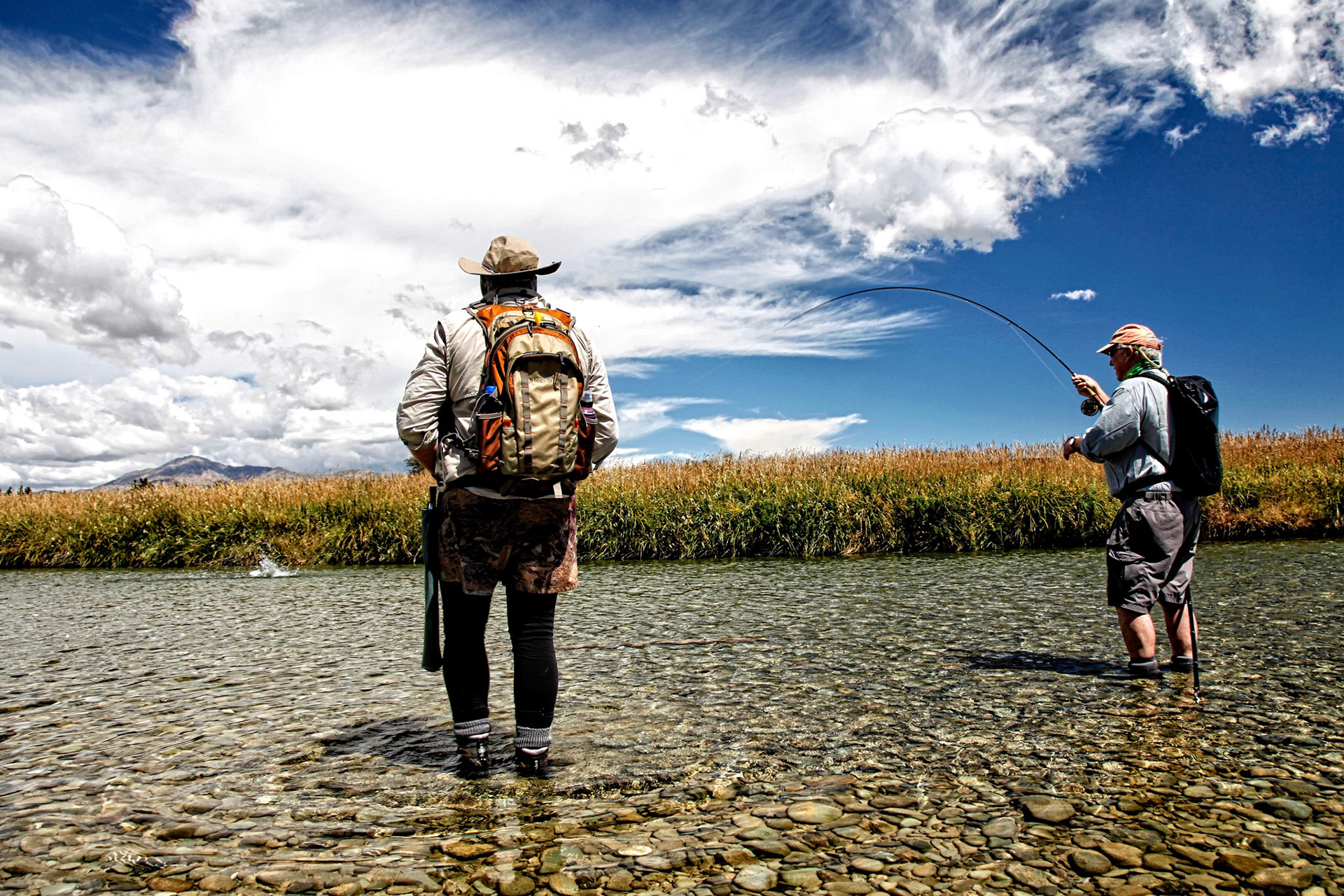 Guide Julian Peters and Bill - New Zealand