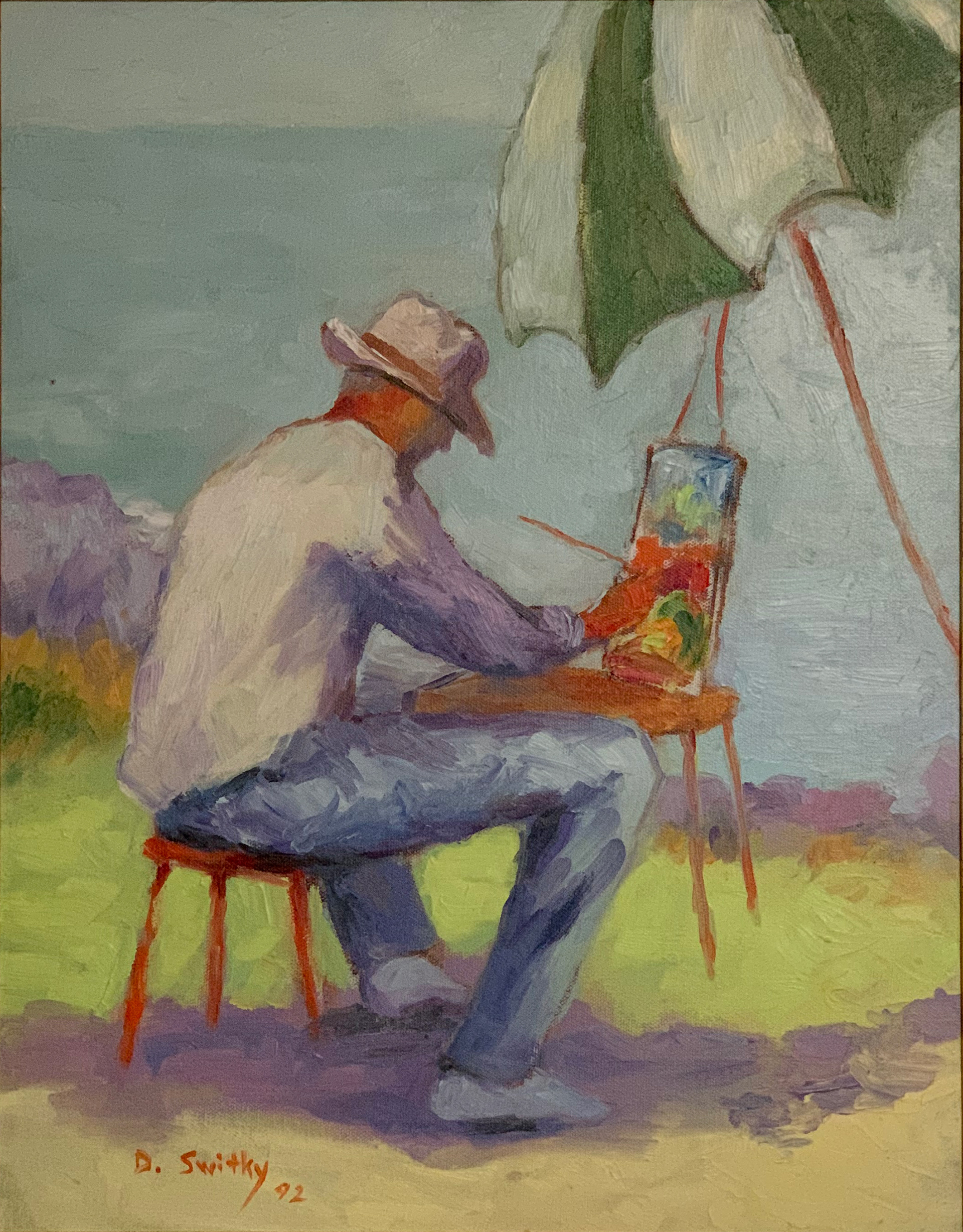 Self Portrait | Acrylic on canvas | 18x15" | NFS