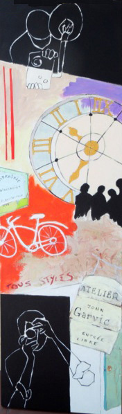 Atelier Garvic | Acrylic on canvas | 40x12"