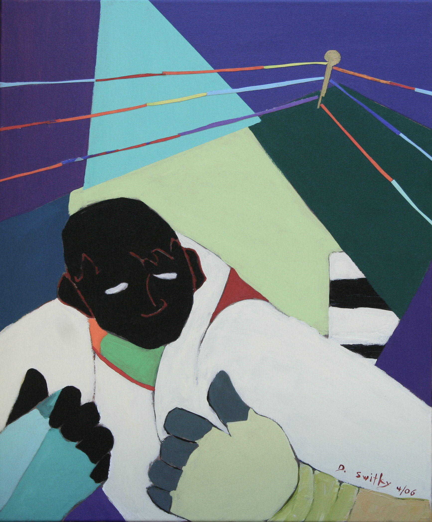 Boxer No. 1 | Acrylic on canvas | 24x20" | $1200