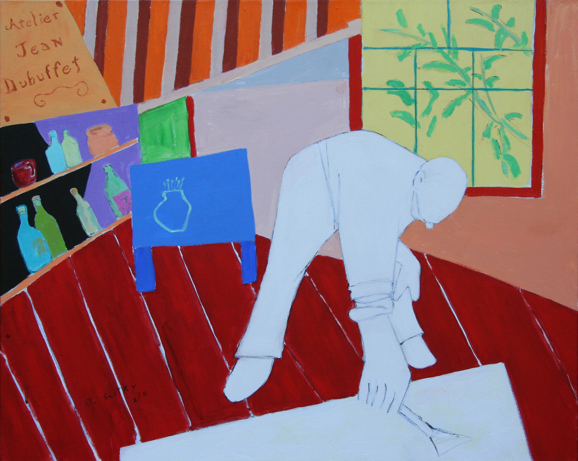 Atelier Jean Dubuffet No. 1 | Acrylic on canvas | 24x30"