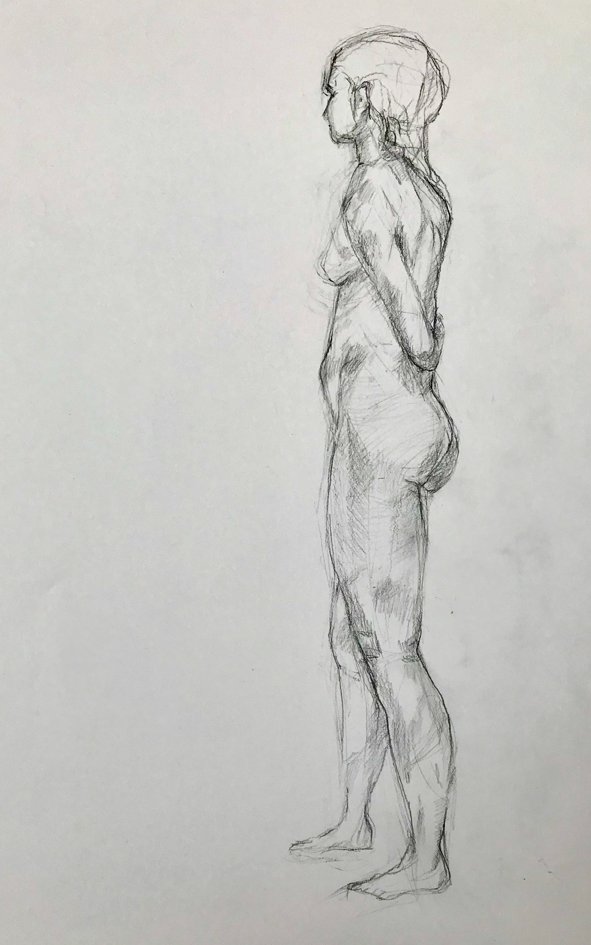 "Anina" - Bleistiftzeichnung auf Papier (50 x 70 cm)