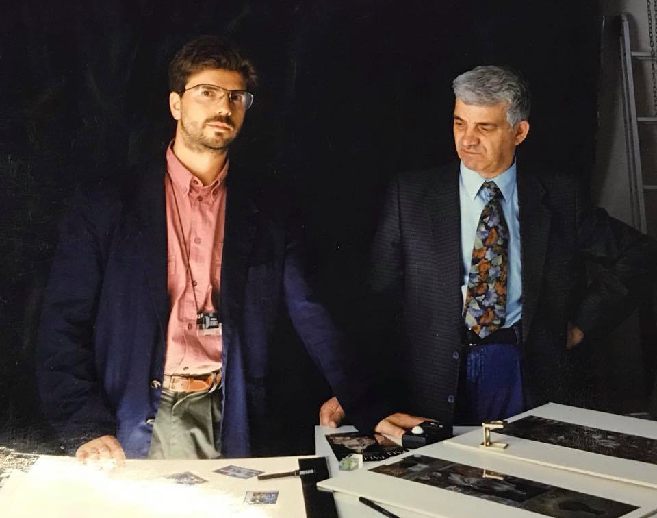 1991. la selezione delle fotografie per il primo libro della Betti Editrice