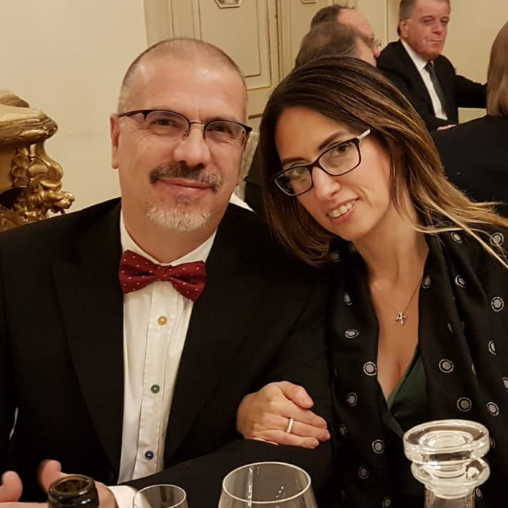 Con mia moglie Manuela