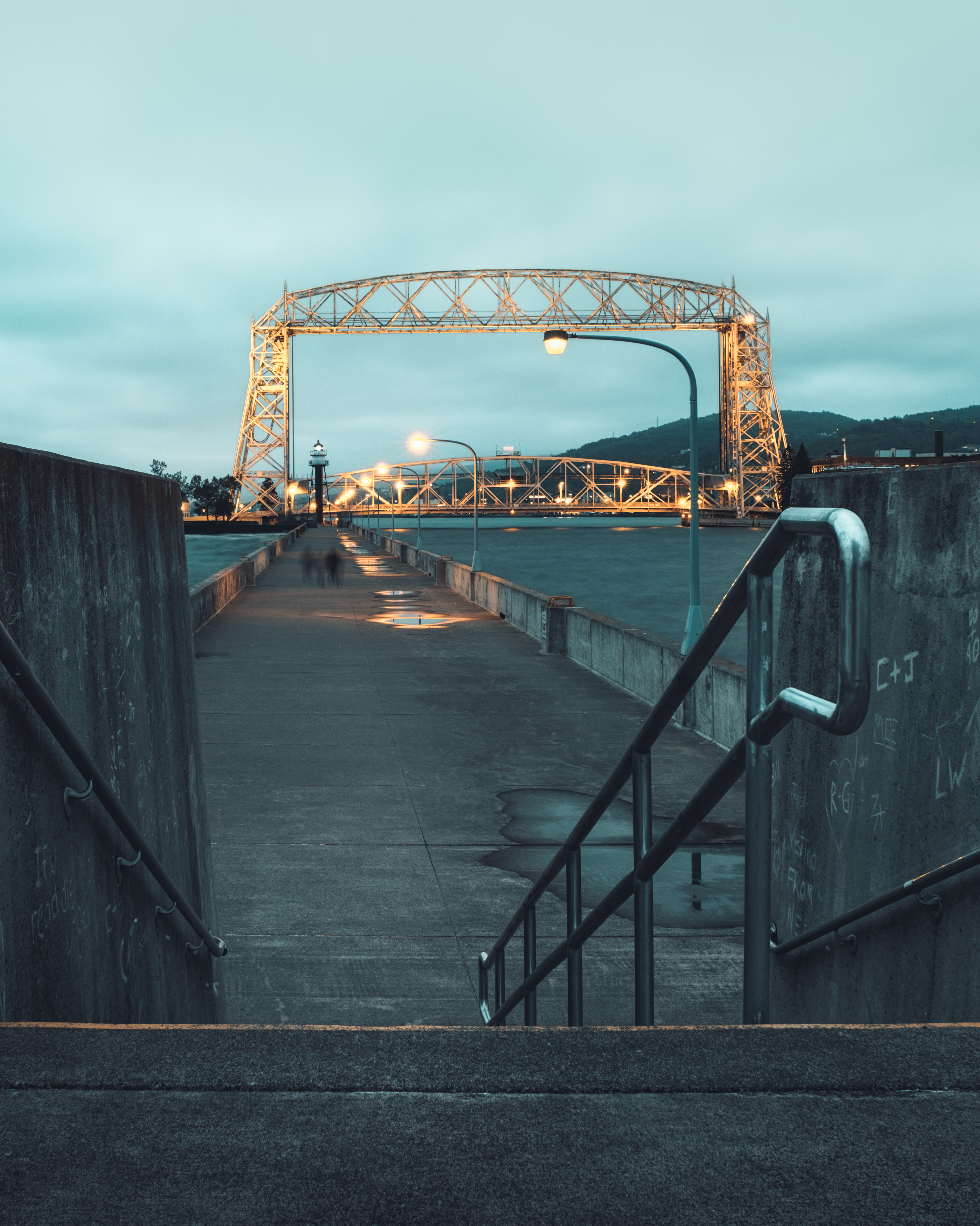 Lift Bridge Gloomy
