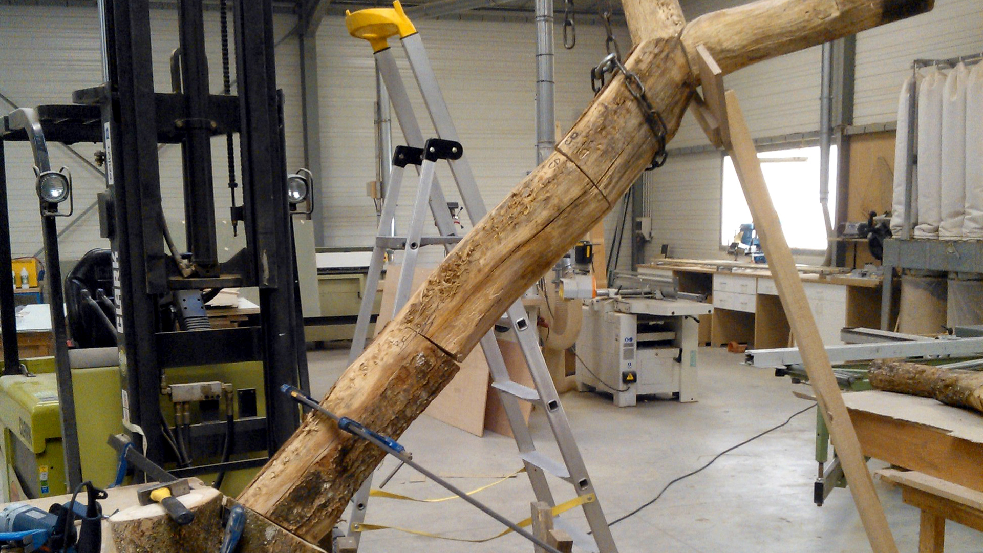Reconstitution artistique d'un arbre