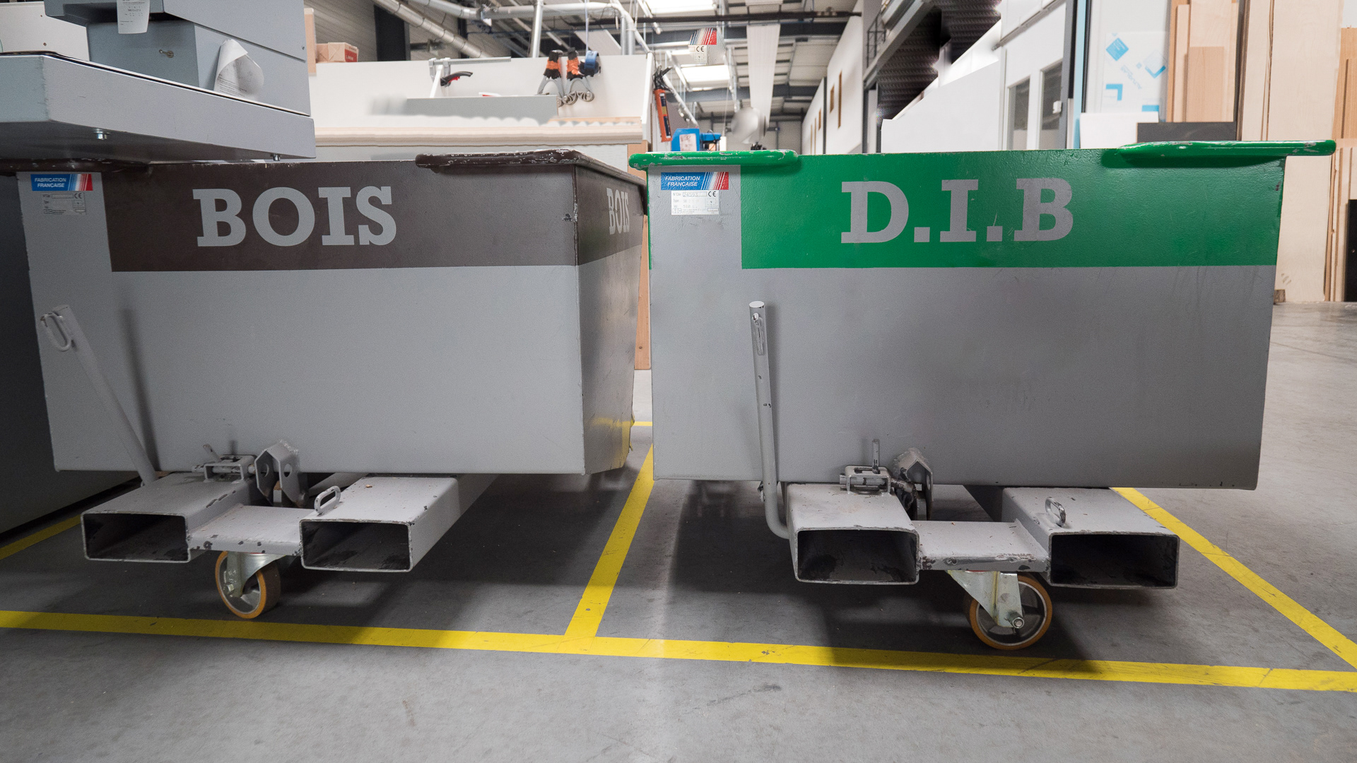 BENNES DE TRI : Chutes revalorisées et DIB
