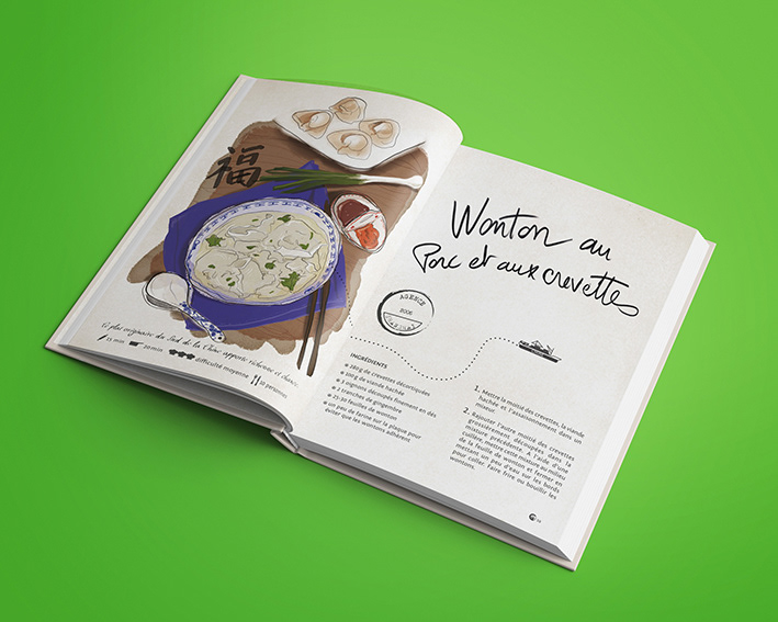 Livre recette Centrimex Saveurs du Monde Wonton