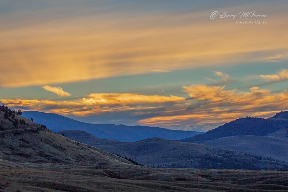Sunset, National Bison Range, Montana - Image #0978