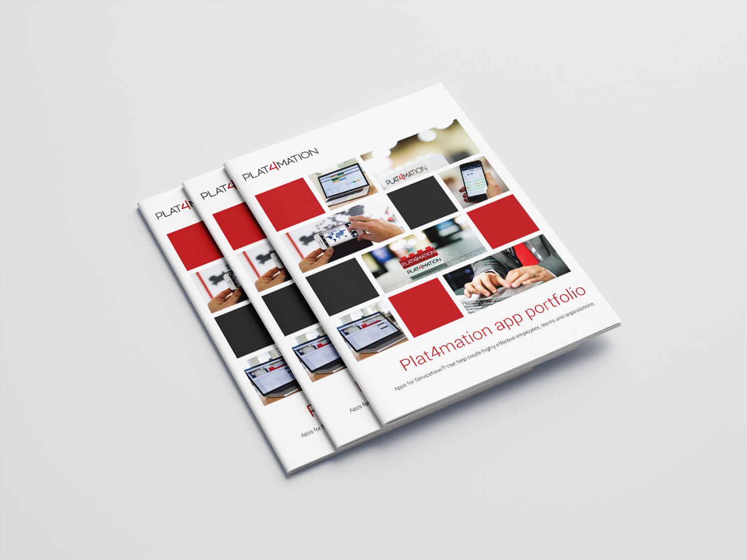 Plat4mation brochure design