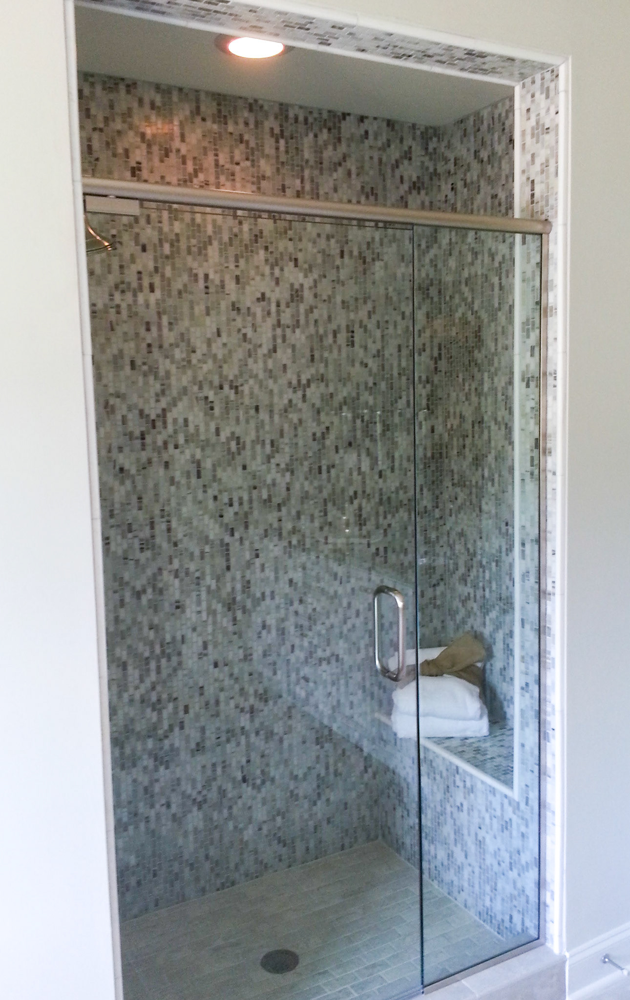 Personal Selections: Tile & lighting. Other selections made by Model Home Interiors.