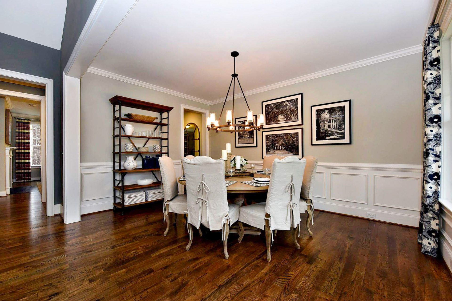 Personal Selections: Flooring & lighting. Other selections made by Model Home Interiors. Photo Credit: Stanley Martin Homes.