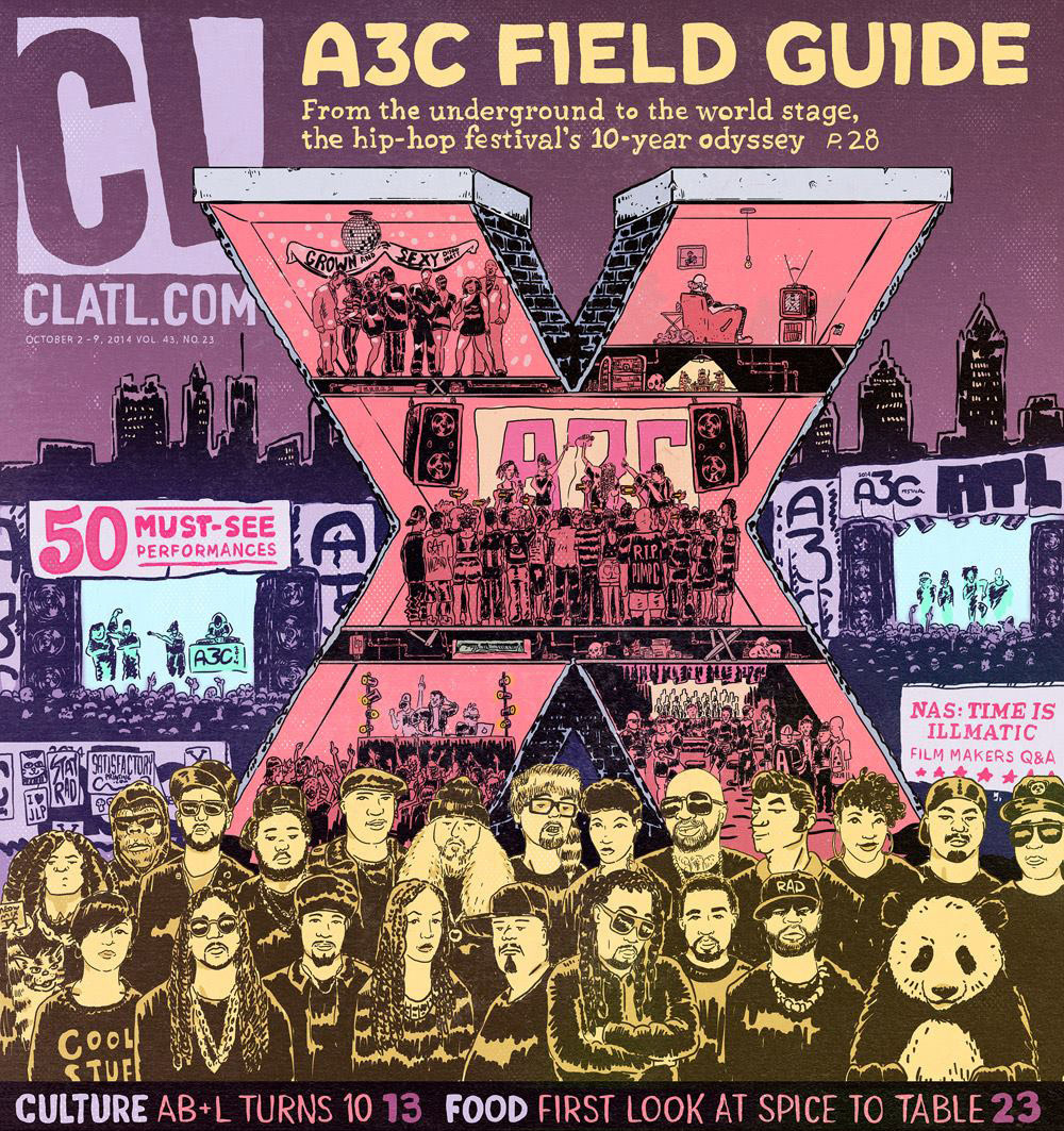 CREATIVE LOAFING ATL "A3C 2014 Cover"