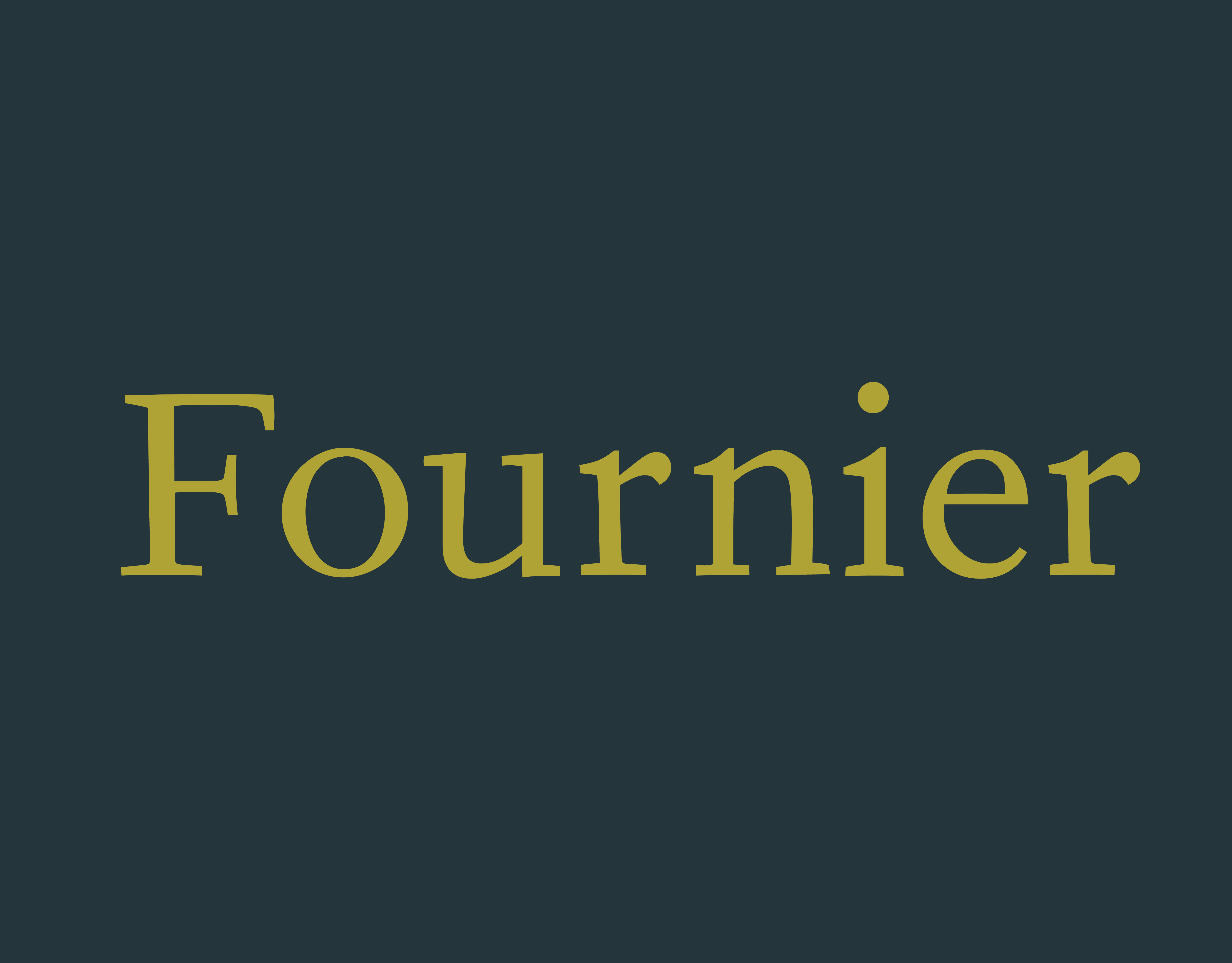 Lina Alawad Fournier Font Study