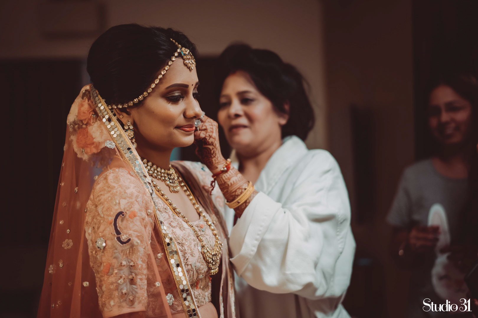 Bridal getting ready shots at Confluence, Chennai