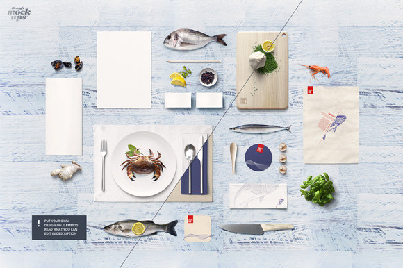Download Deour Webdesign Resources Development Fish Seafood Restaurant Mock Up By Dennysmockups
