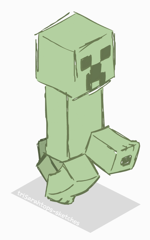 Minecraft Creeper Trot