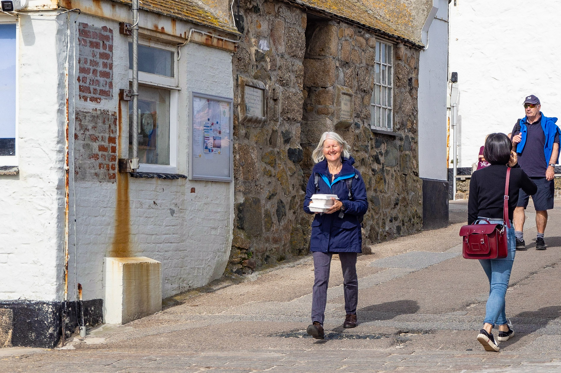 St Ives. The fish and chips lady. Hoorah!