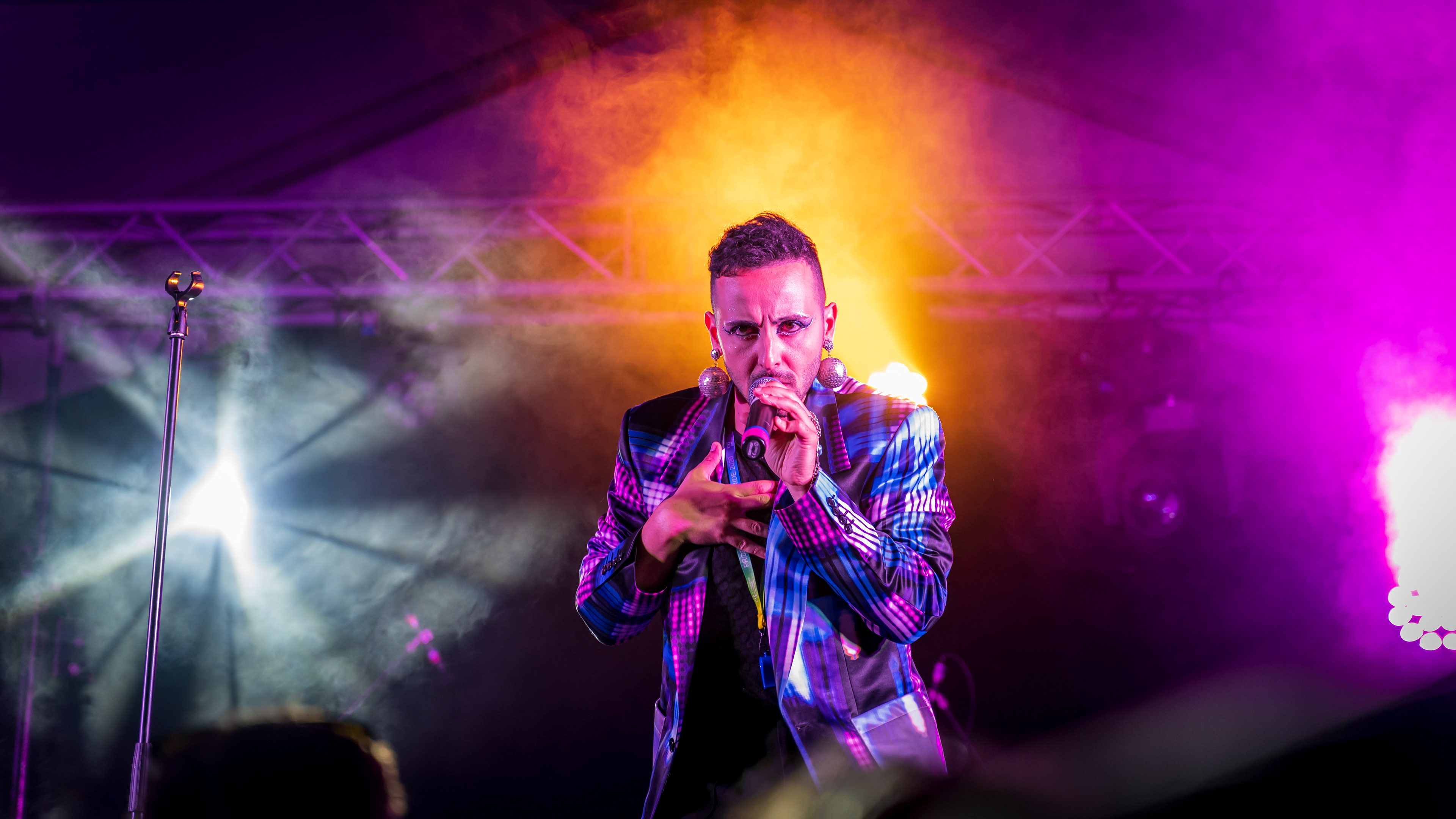 Kalon performing at Pride Guernsey