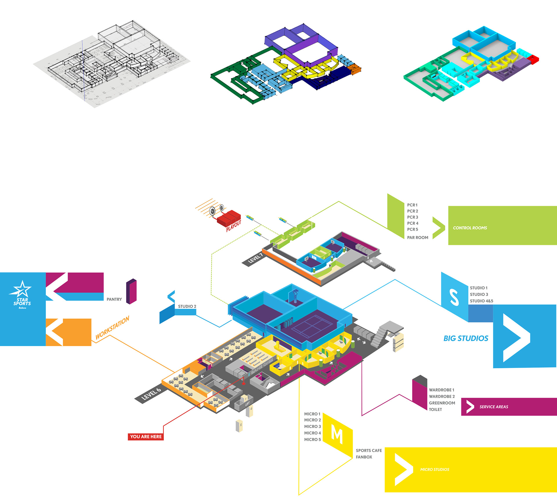 Isometric place map