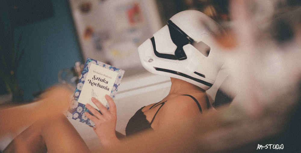 kobieta, stormtrooper, starwars, portret, wojownik, sesja zdjęciowa, portret kobieta - strormtrooper, fotograf Gdynia