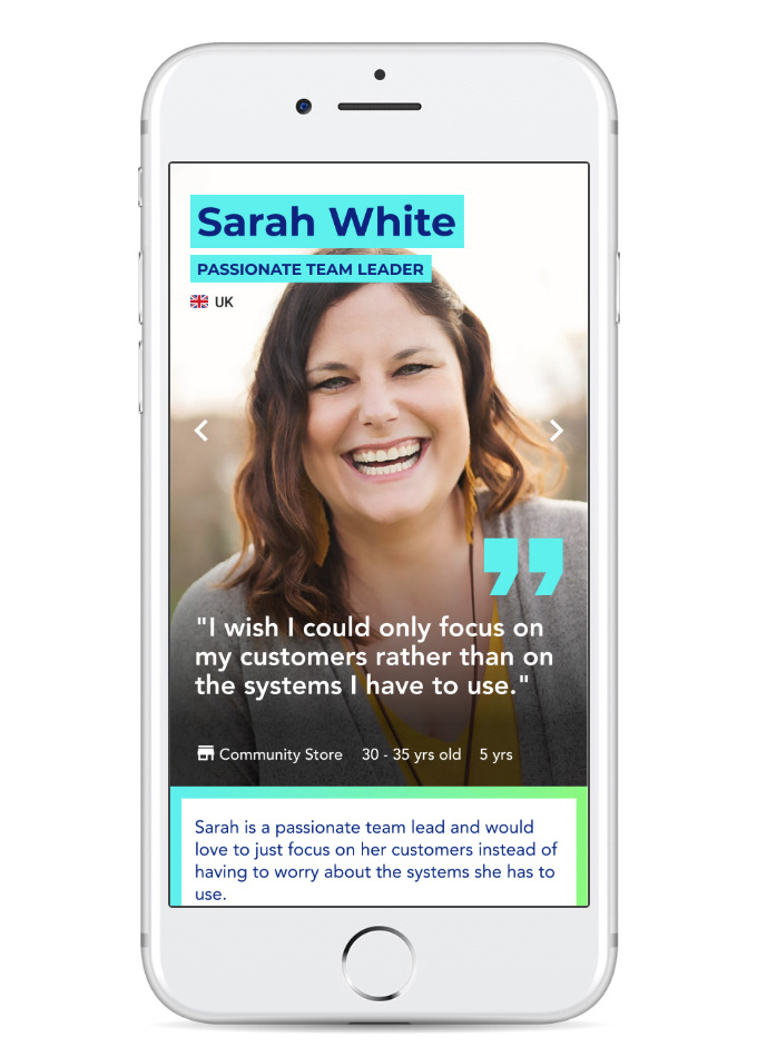 Mobile Persona - Sarah White