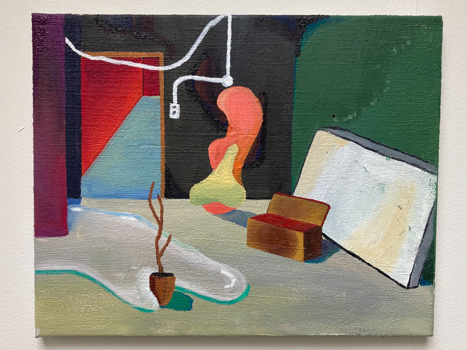 Atelier I - Olieverf op doek - 40cm x 50cm