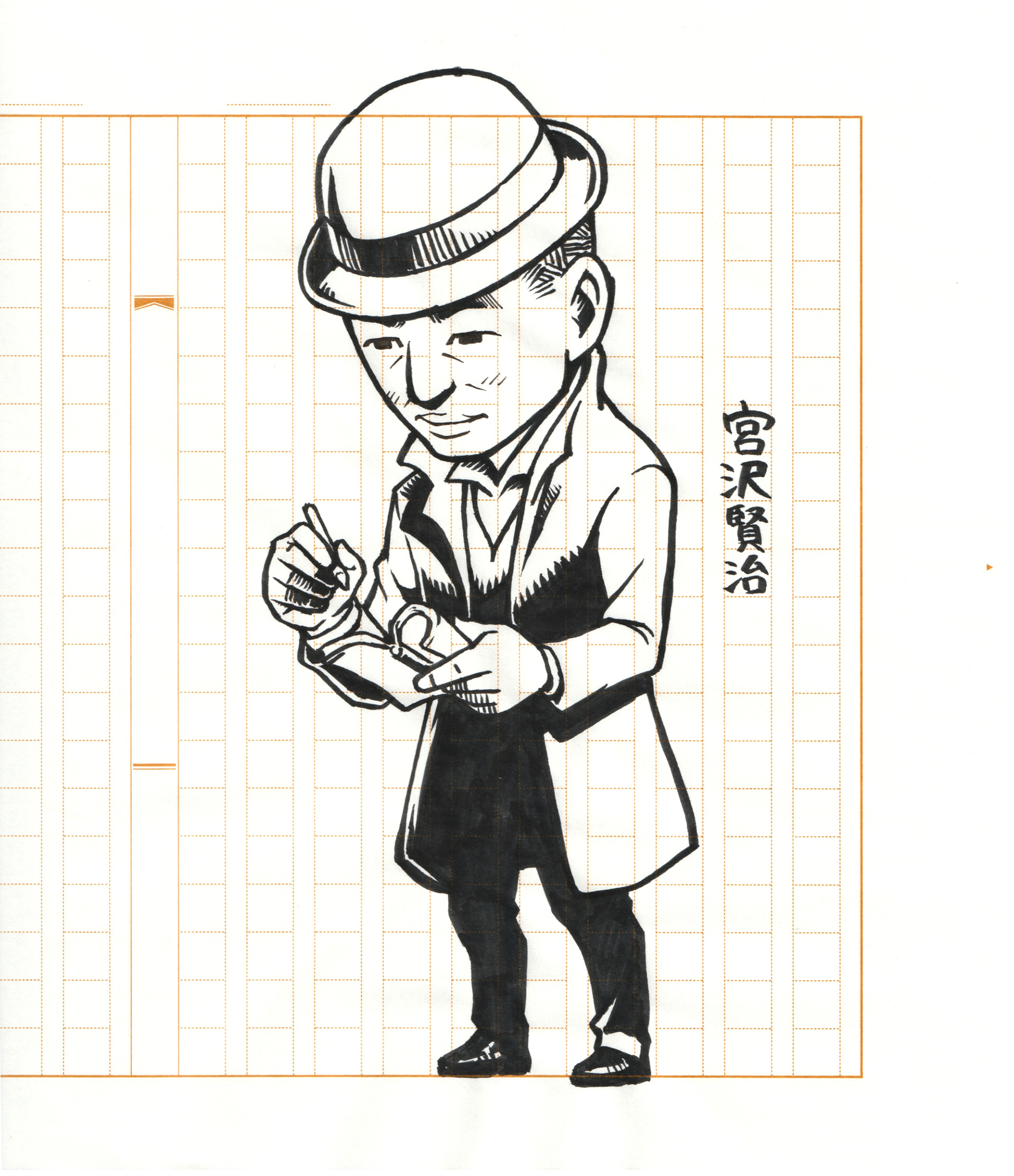Hirado Sanpei アメコミ風イラストレーター平戸三平 文豪イラストレーション Hirado Sanpei アメコミ風イラストレーター平戸三平 文豪イラストレーション