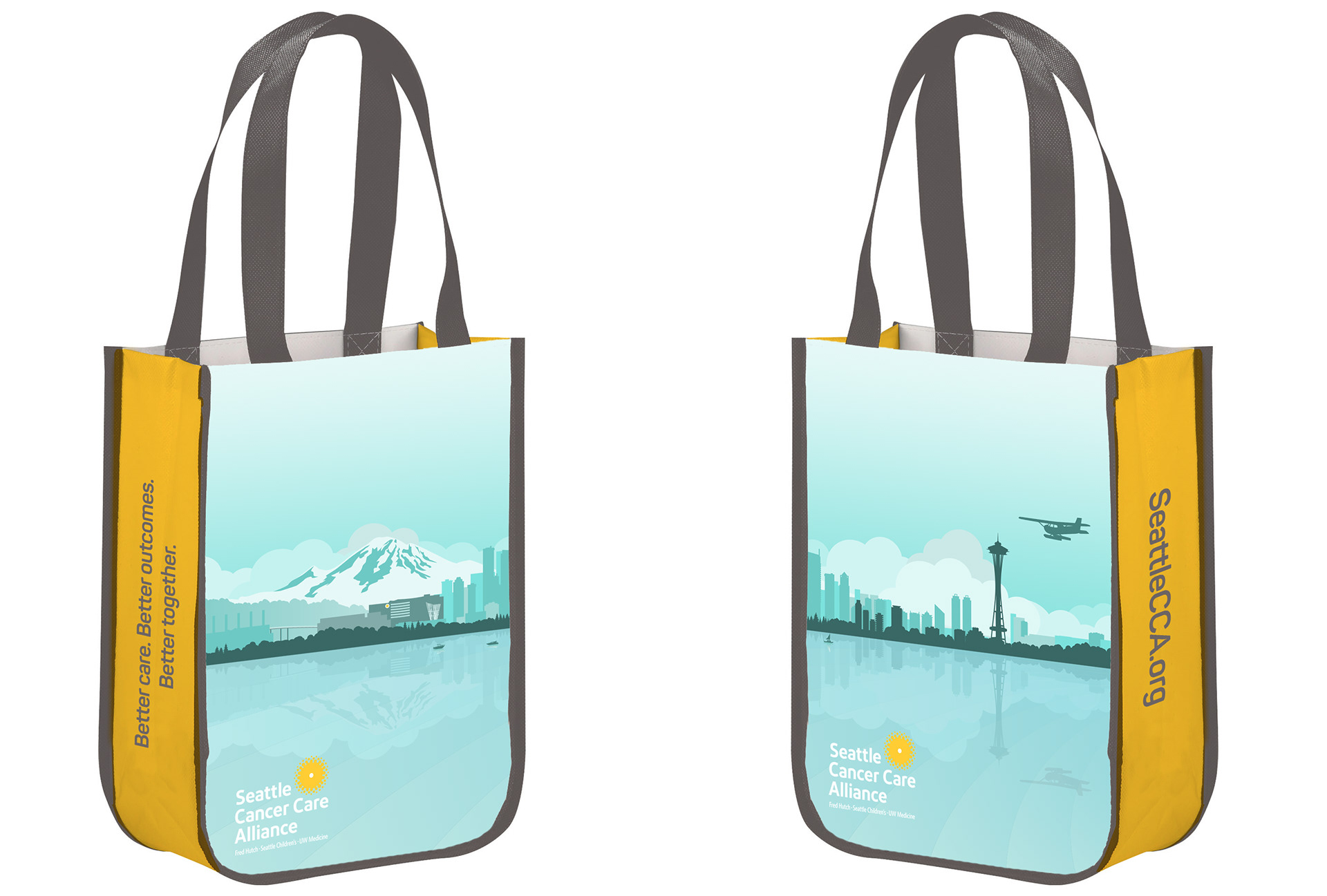 SCCA lunch-sized tote bag