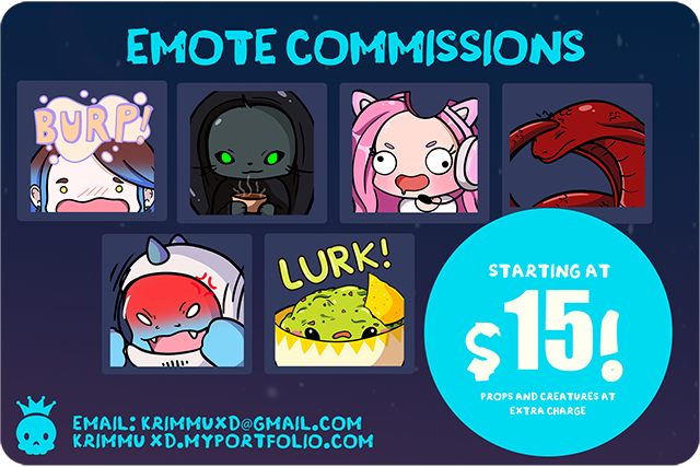 Lurk 3D Animated Emote V2 Discord Emotes Emote Commission 