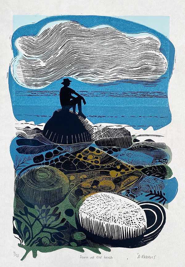 Down at the beach £100