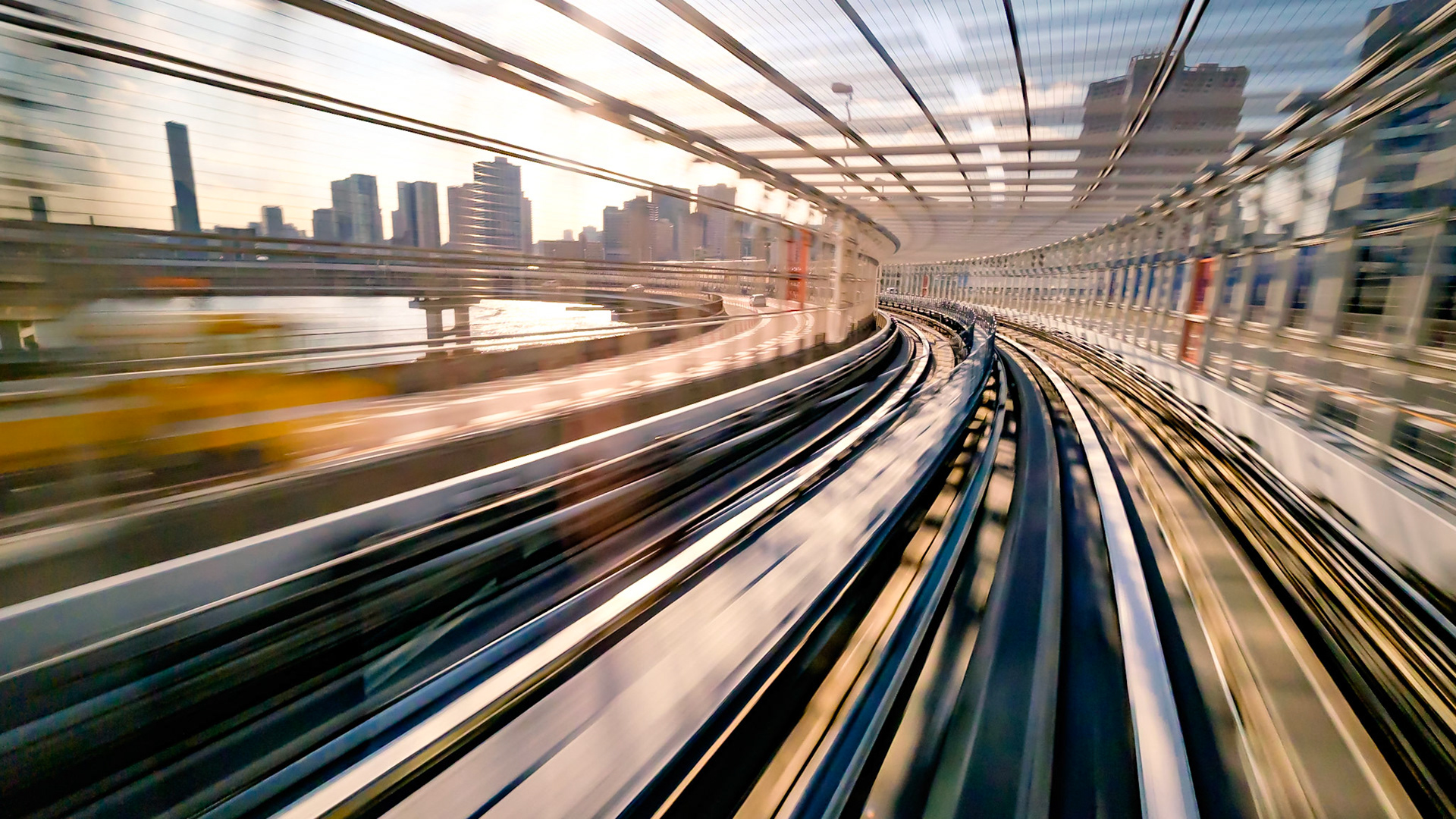 Train to Odaiba (Tokyo)