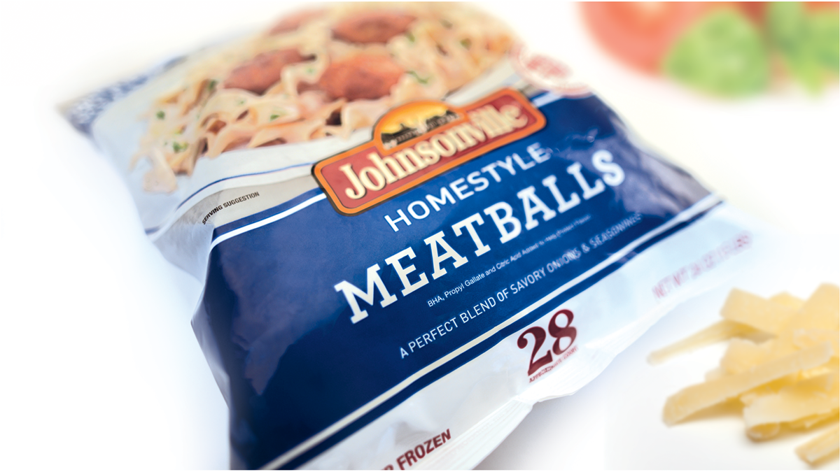 Duality in Design, Inc. Johnsonville Meatballs Packaging Launch