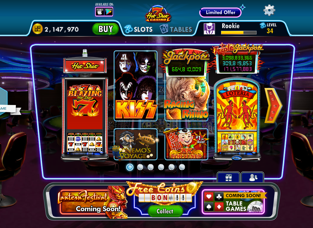 Hot shot casino on facebook