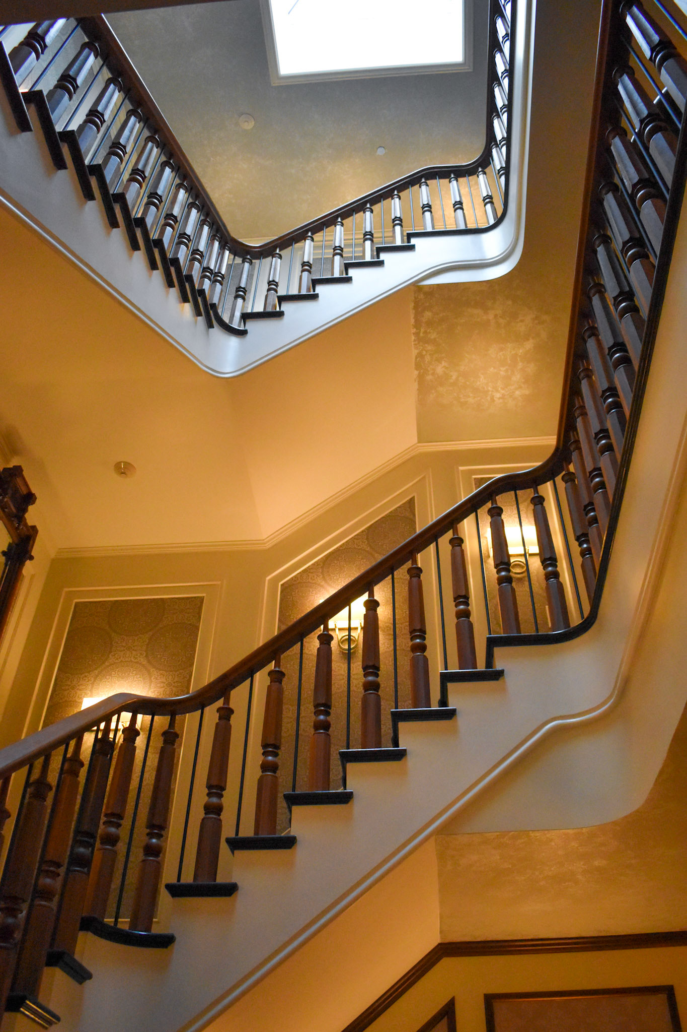 Staircase at The Adelph Hotel - Saratoga Springs NY - August 2020
