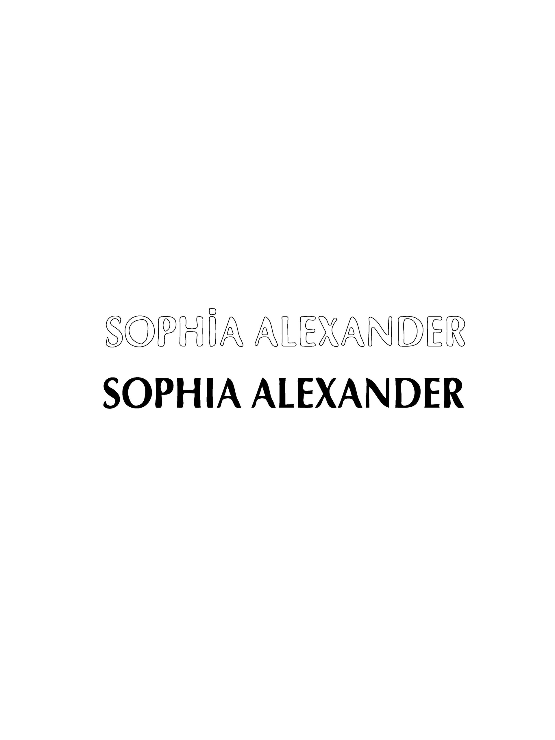Handwritten Type Transferred to Digital & Manipulated Text