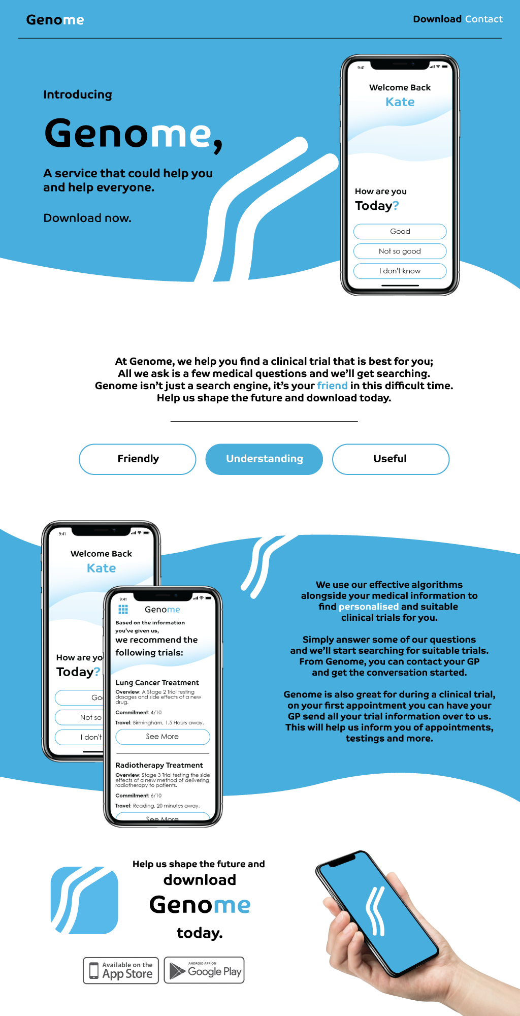 Web Landing Mock Up