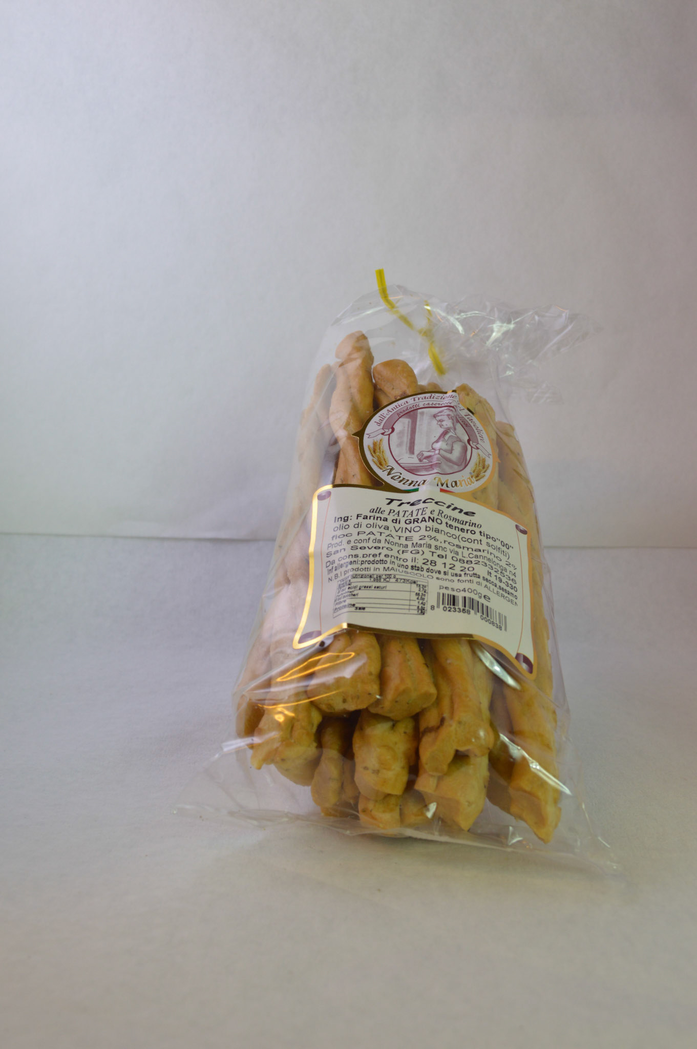 Treccine alle Patate e Rosmarino