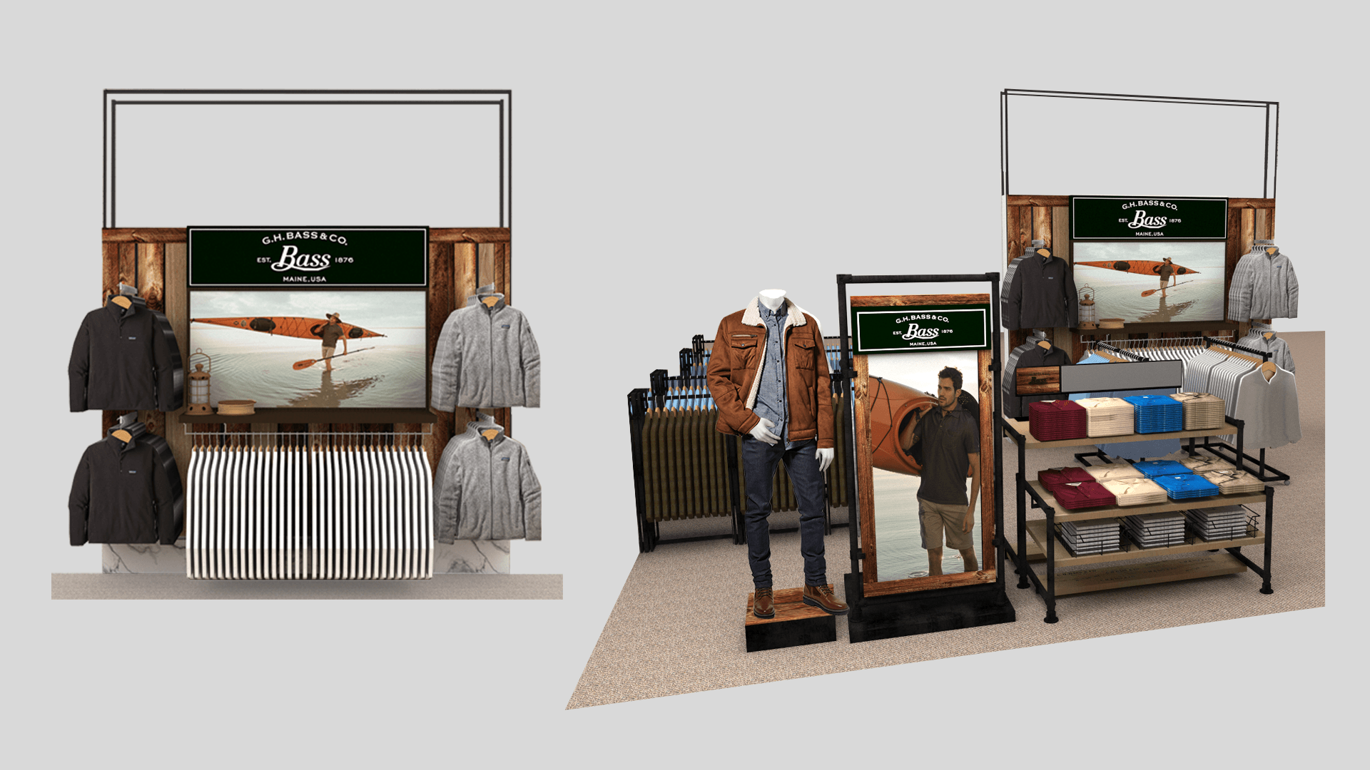 GH Bass Mens shop at Herald Square NYC