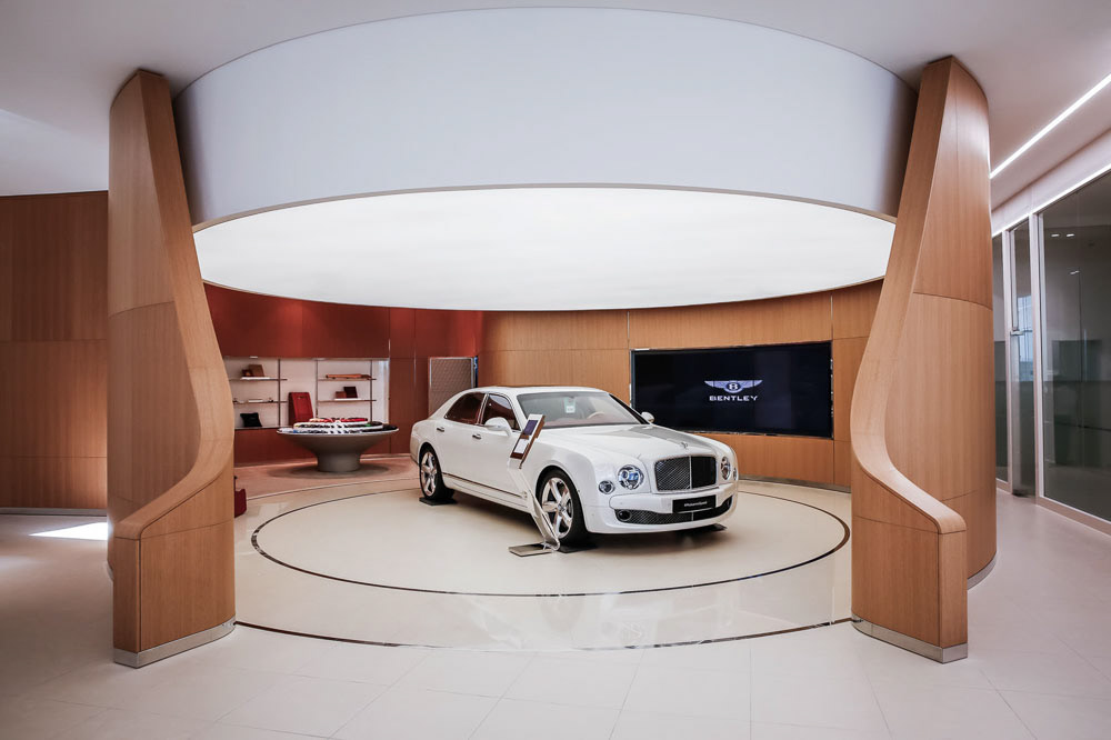 Bentley showroom