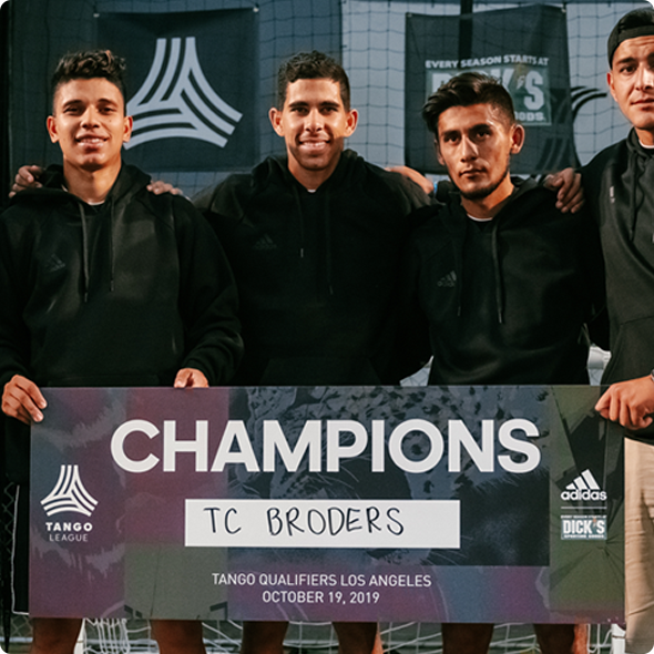 winners with champions board